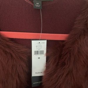 Banana Republic faux fur sweater